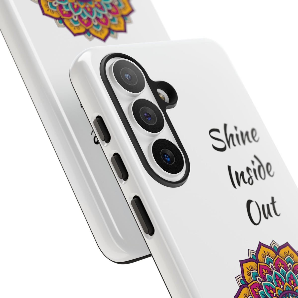 Phone Case — "Shine Inside Out" Mandala Protective Tough Case
