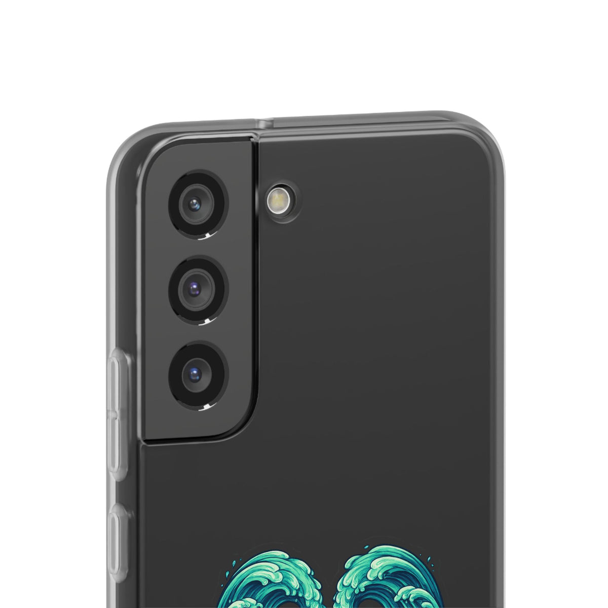 Ocean Heart Phone Case — Wave Art Flexi Case