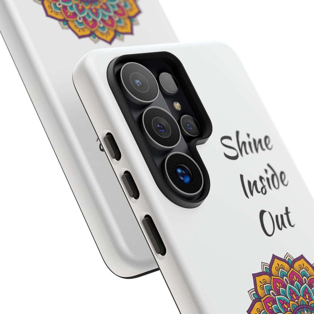 Phone Case — "Shine Inside Out" Mandala Protective Tough Case