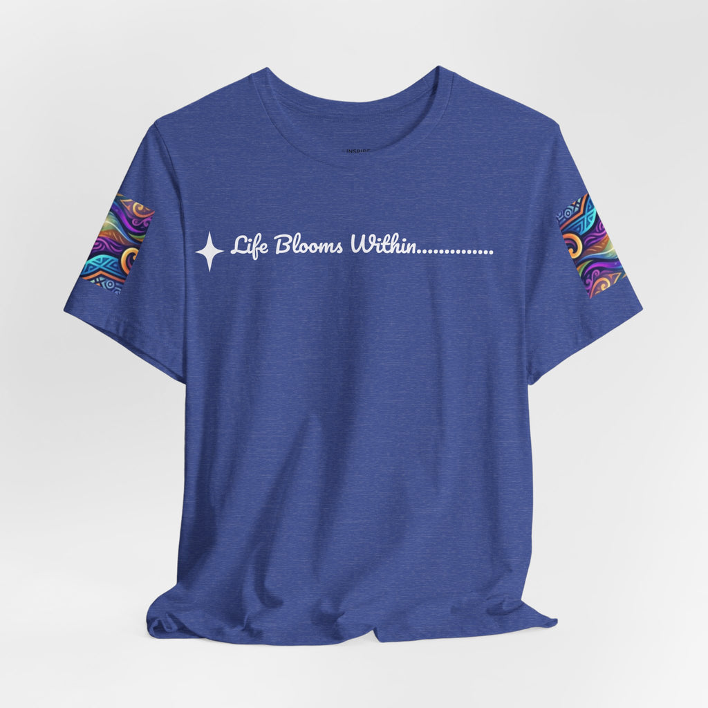 Life Blooms Within Heart Tee