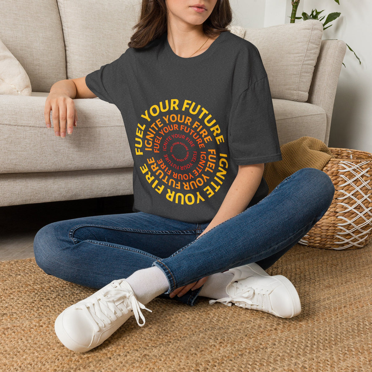 Ignite Your Fire T-Shirt — Motivational Flame Graphic Tee