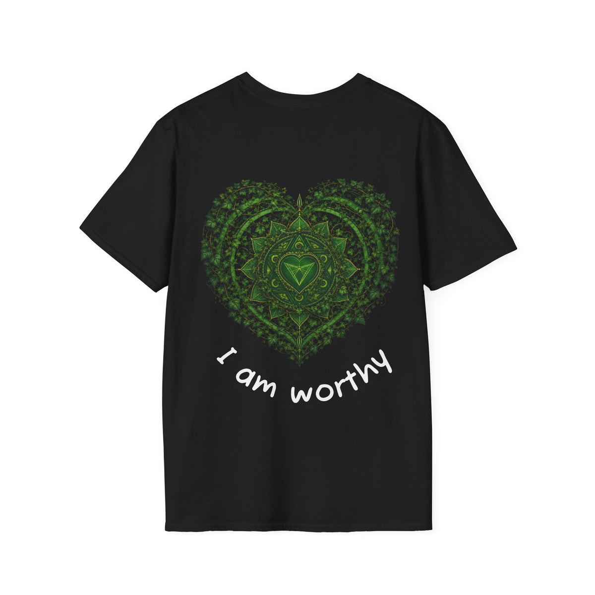 Love Unconditionally T-Shirt — Green Clover Heart Inspirational Tee
