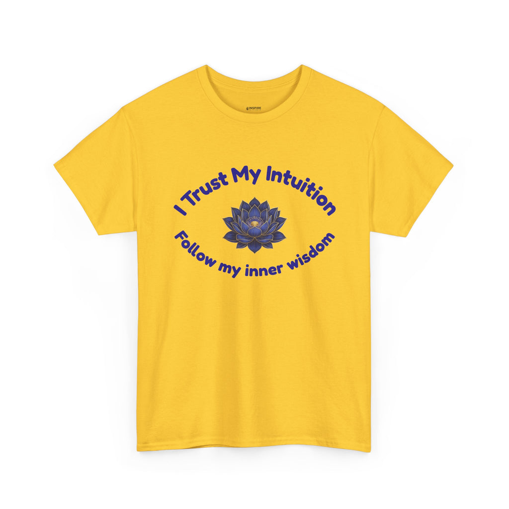Intuition Lotus Tee — “I Trust My Intuition, Follow My Inner Wisdom” Spiritual T‑Shirt