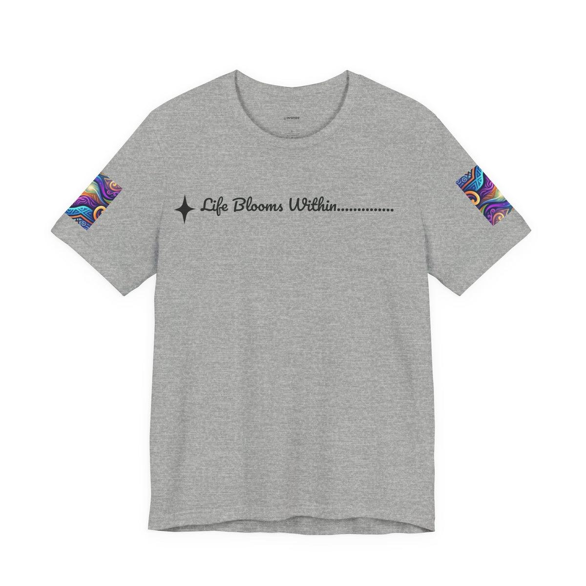 Life Blooms Within Heart Tee