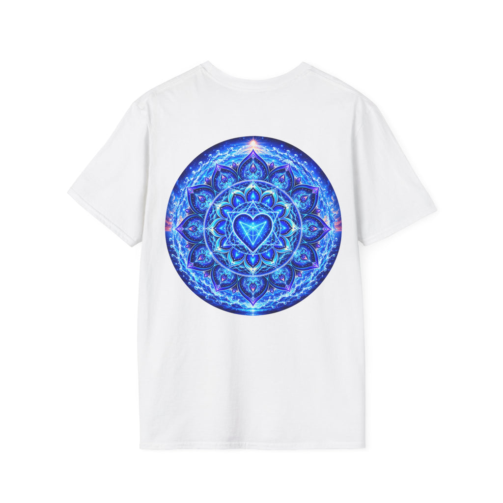 Find Your Truth T-Shirt — Spiritual Blue Mandala Tee ("Find Your Truth" / "Speak with Power")