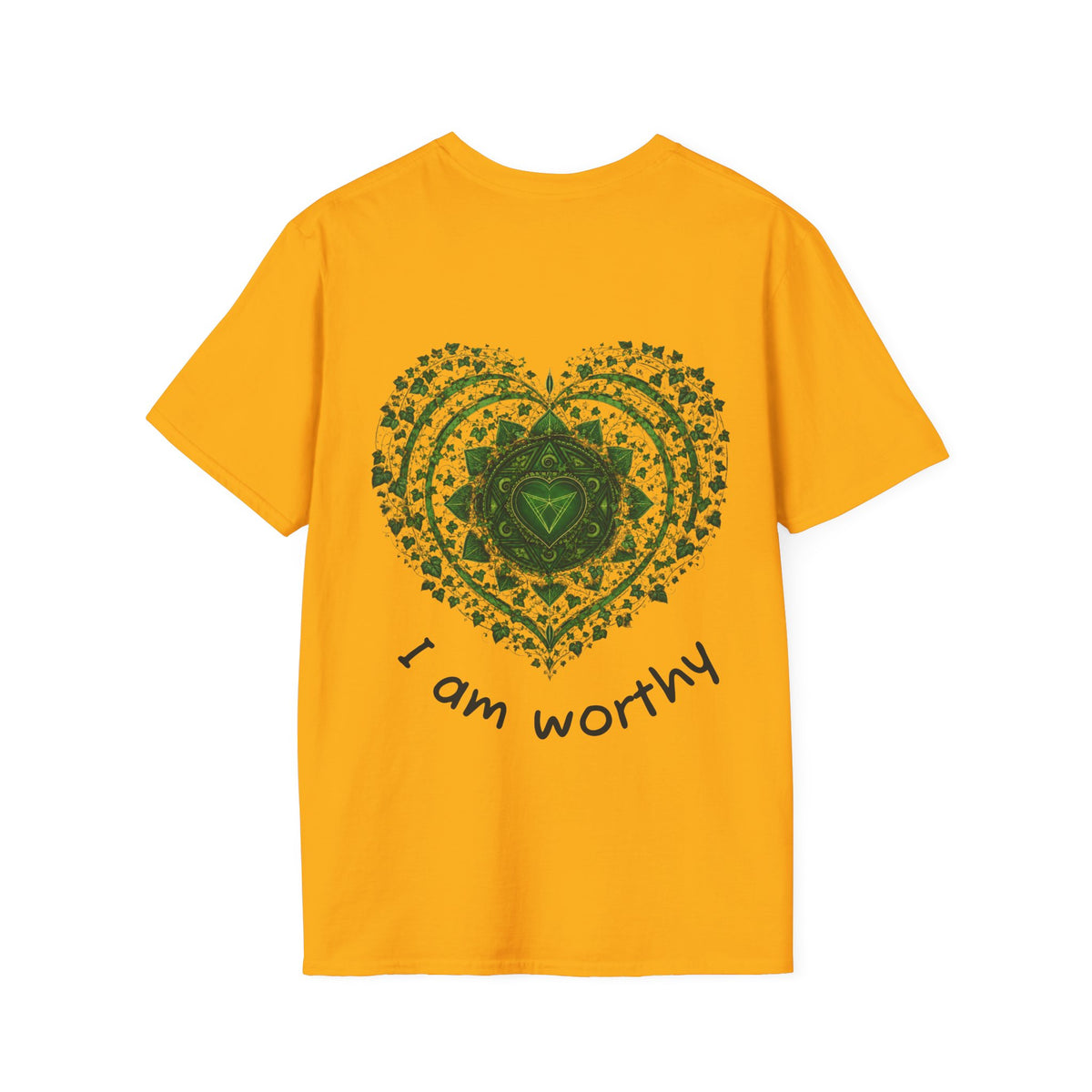 Love Unconditionally T-Shirt — Green Clover Heart Inspirational Tee