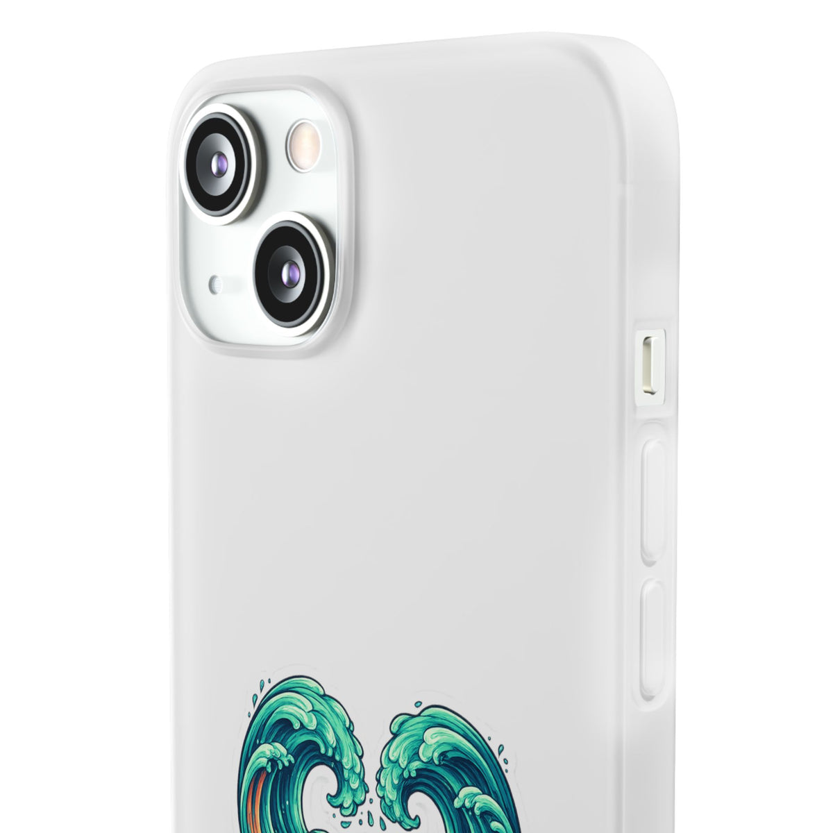 Ocean Heart Phone Case — Wave Art Flexi Case